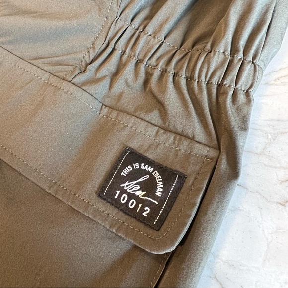 NWOT SAM EDELMAN Field Utility Jacket Lightweight Olive Green Military Safari M - Picture 10 of 16